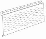 Kaycan Urbanix™ Aluminum Cladding and Soffit Collection - Urbanix™ Soffit 6" (Vented) profile