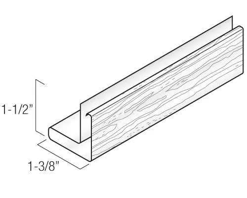 Kaycan Vinyl Skirting - Skirting Bottom Rail profile