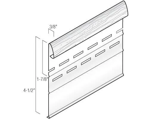 Kaycan Vinyl Skirting - Skirting Top Rail Mount profile