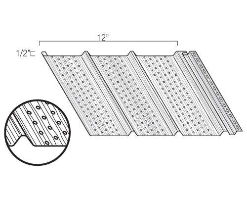 Vinyl Soffit - Triple 3 Full-O-Vent Soffit profile