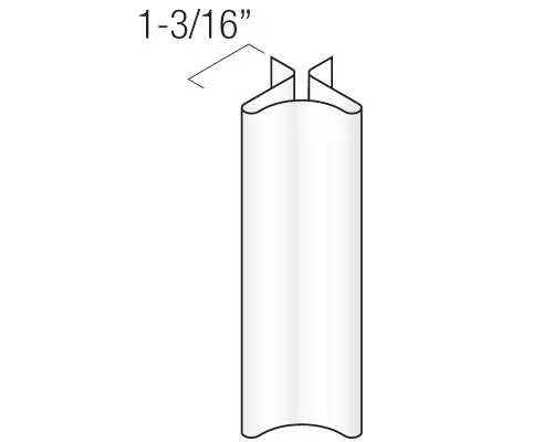 Kaycan Vinyl Trims - 5-Piece Cove Corner profile