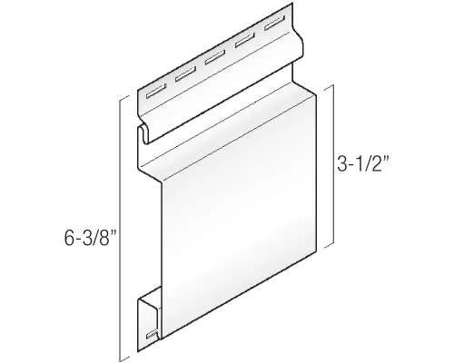 Kaycan Vinyl Trims - Double 3½" J Channel profile