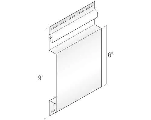 Kaycan Vinyl Trims - Double 6" J Channel profile