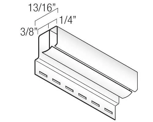 Kaycan Vinyl Trims - Dual Undersill Trim profile
