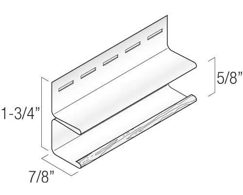 Kaycan Vinyl Trims - F Trim profile
