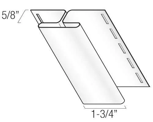 Kaycan Vinyl Trims - H Trim profile