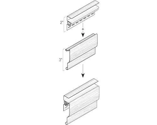 Kaycan Vinyl Trims - Large Crown Mold profile