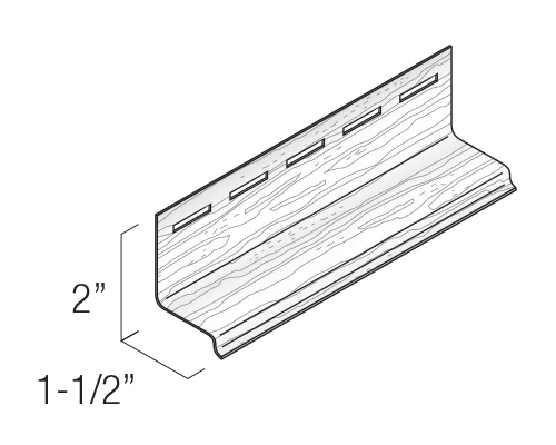 Kaycan Vinyl Trims - Drip Cap profile