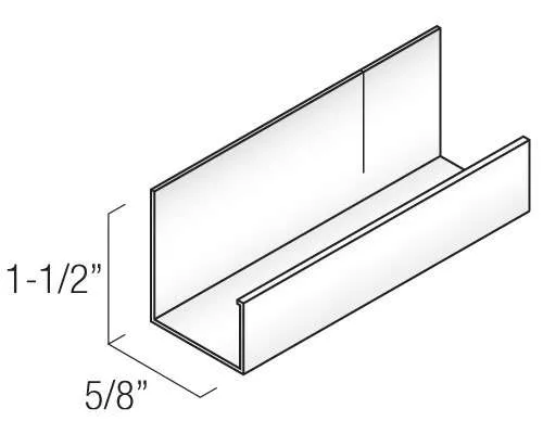 Kaycan Vinyl Trims - ⅝" Flexible J Trim profile