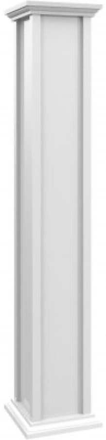 Imperial Aluminum Columns - Recessed Square Column profile