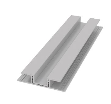 EasyTrim Reveals® Aluminum Trim - 2-Piece Vertical U — Panel profile