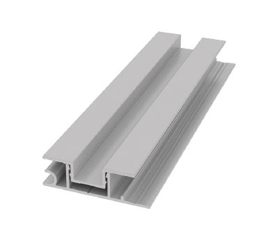EasyTrim Reveals® Aluminum Trim - 2-Piece Vertical Window Sill U — Panel profile