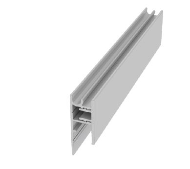 EasyTrim Reveals® Aluminum Trim - 2-Piece Window Sill J — Panel profile