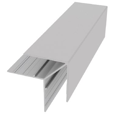 EasyTrim Reveals® Aluminum Trim - Arrow Outside Corner — LAP profile