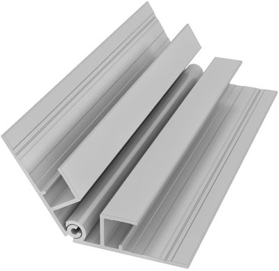 EasyTrim Reveals® Aluminum Trim - Multi-Angle Inside Corner — Panel (EZ18) profile