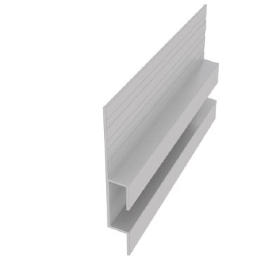 EasyTrim Reveals® Aluminum Trim - Horizontal Reveal H — Panel profile