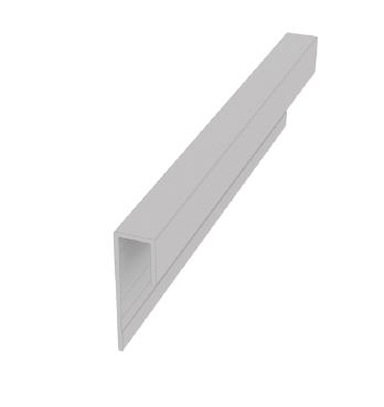 EasyTrim Reveals® Aluminum Trim - Horizontal Soffit J — Panel profile