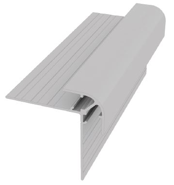 EasyTrim Reveals® Aluminum Trim - Round Outside Corner — Panel profile