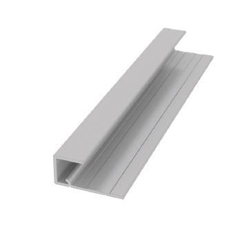 EasyTrim Reveals® Aluminum Trim - Vertical Window Sill J — Panel profile