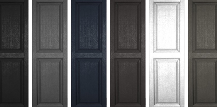 Mitten Shutters - Raised Panel profile