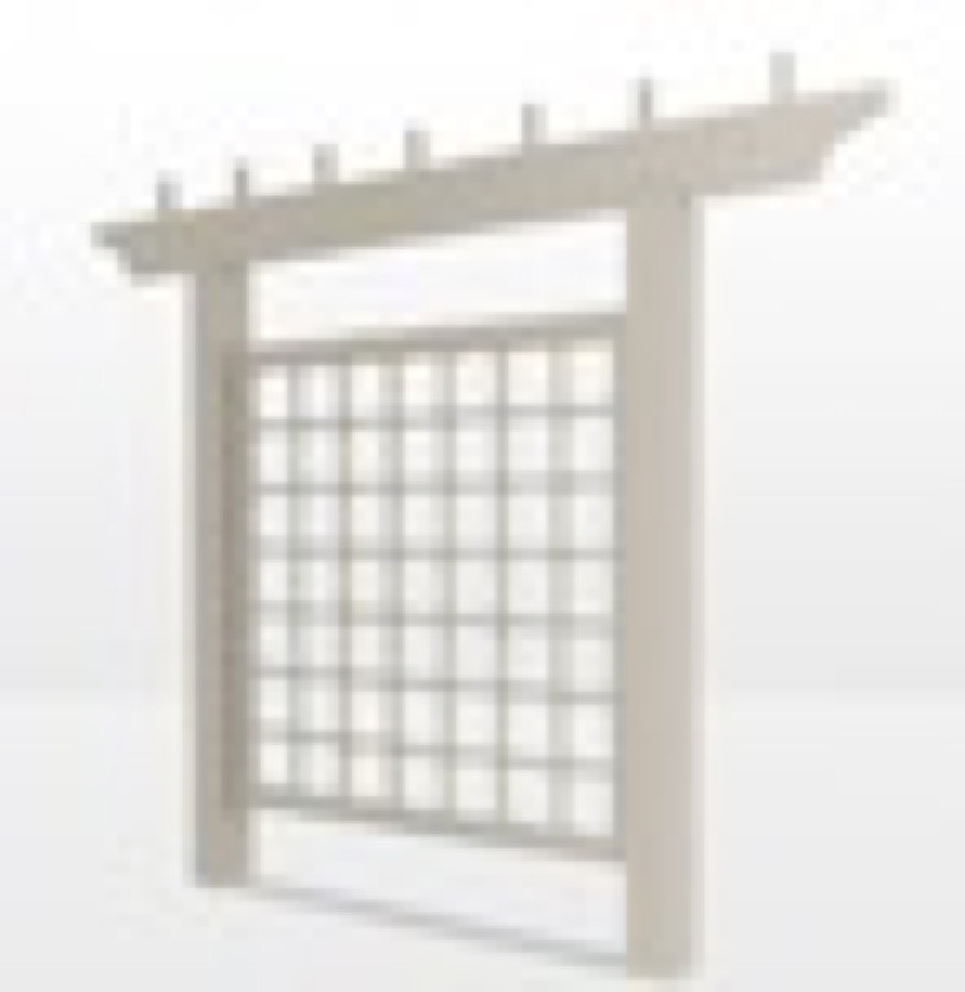 Alpa Vinyl Fencing - Lattice Wall profile