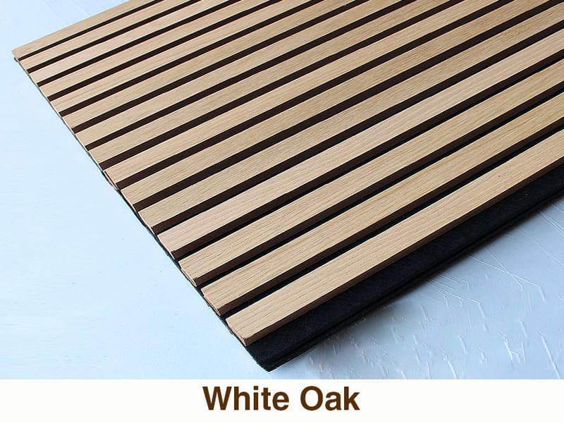 Pro Materials Acoustic Fluted Wall Panels - White Oak