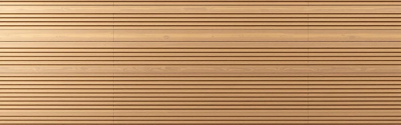 Pro Materials WPC Fluted Wall Panels (4 Strips) - Pro Materials