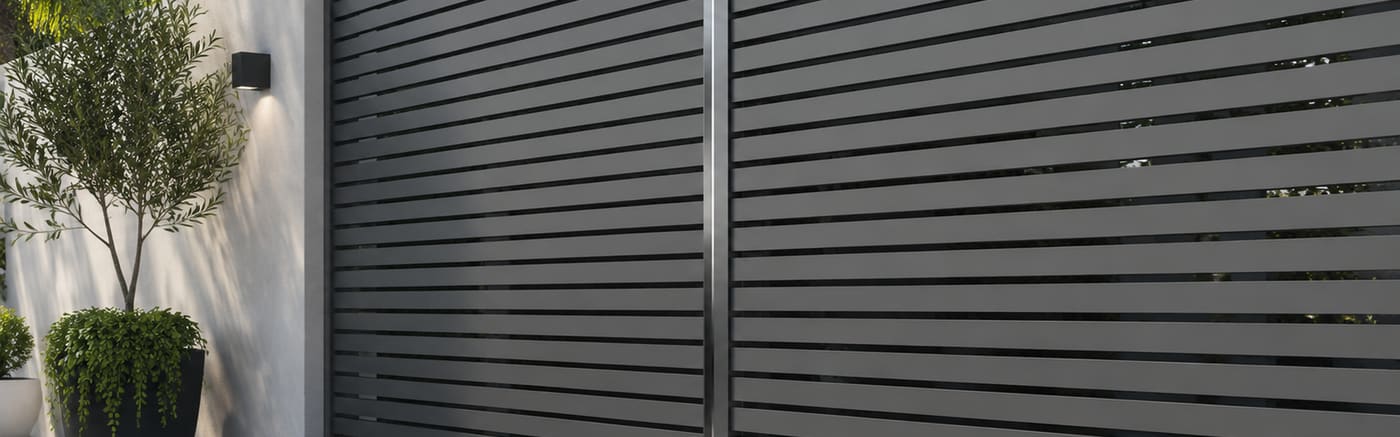 Pro Materials WPC Louver Privacy Screen - Pro Materials