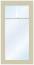 Signature Series Aluminum-Clad Wood Windows - Ladder Grille profile