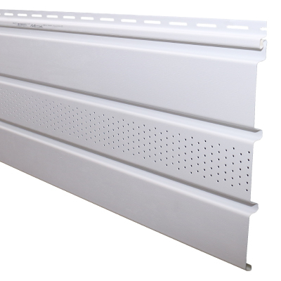 Mitten Triple 4" Soffit - T4" Perforated Center Vent profile