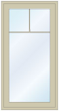 Vista Series Vinyl Windows - Ladder Grille profile